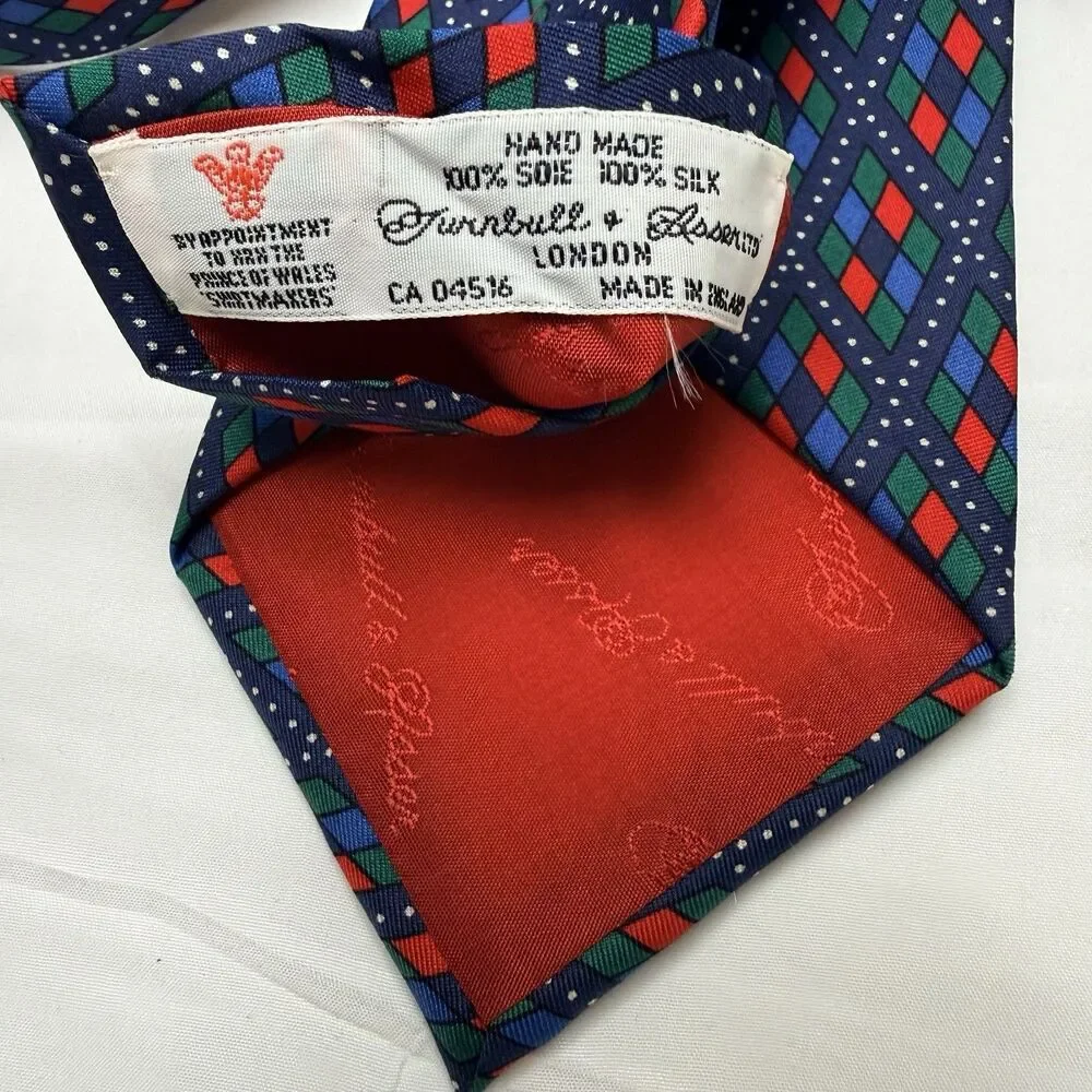 Lot of 6 Men’s Ties | 5–Turnbull Asser (England) | 1–Brioni (Italy) 100% Silk
